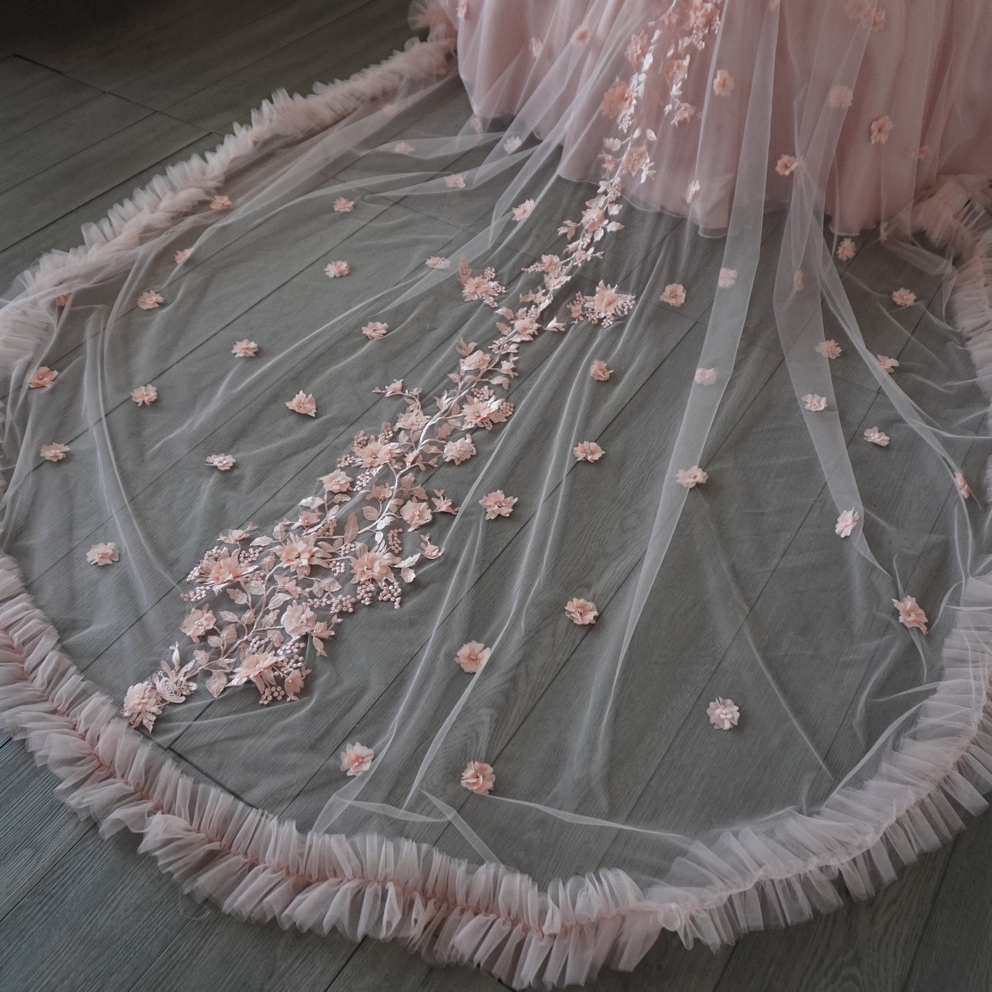 Champagne Pink Quinceanera Dress