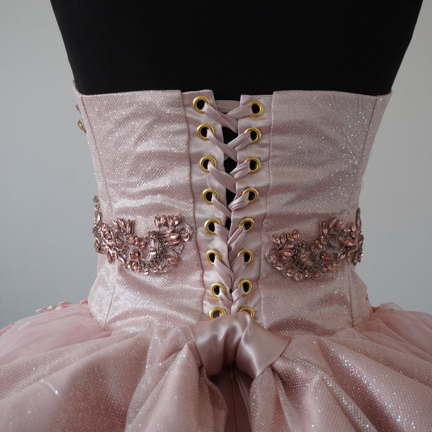 Champagne Pink Quinceanera Dress